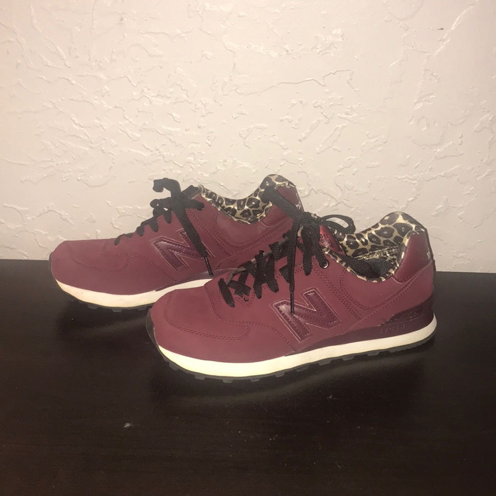 Maroon New Balance Sneakers